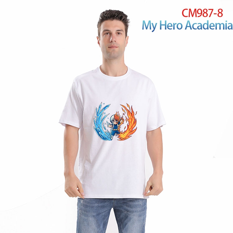 My Hero Academia Printed short-sleeved cotton T-shirt from S to 4XL CM 987 8