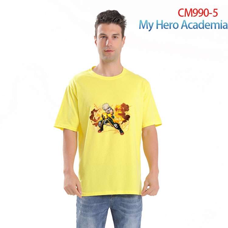My Hero Academia Printed short-sleeved cotton T-shirt from S to 4XL CM 990 5
