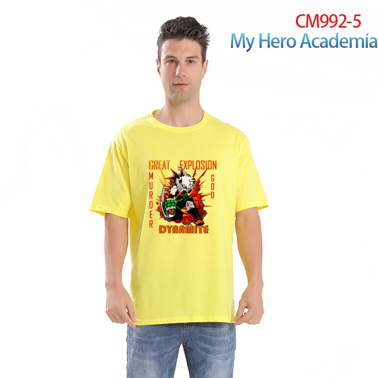 My Hero Academia Printed short-sleeved cotton T-shirt from S to 4XL CM 992 5
