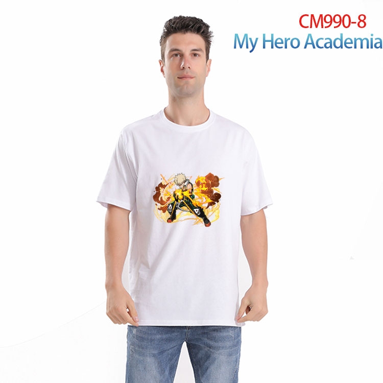 My Hero Academia Printed short-sleeved cotton T-shirt from S to 4XL CM 990 8