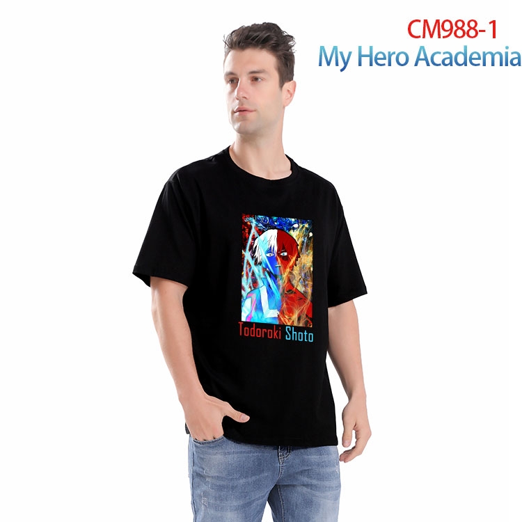 My Hero Academia Printed short-sleeved cotton T-shirt from S to 4XL CM 988 1