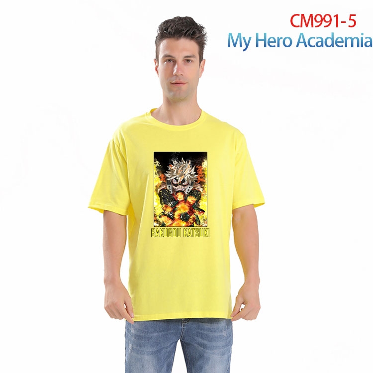 My Hero Academia Printed short-sleeved cotton T-shirt from S to 4XL CM 991 5