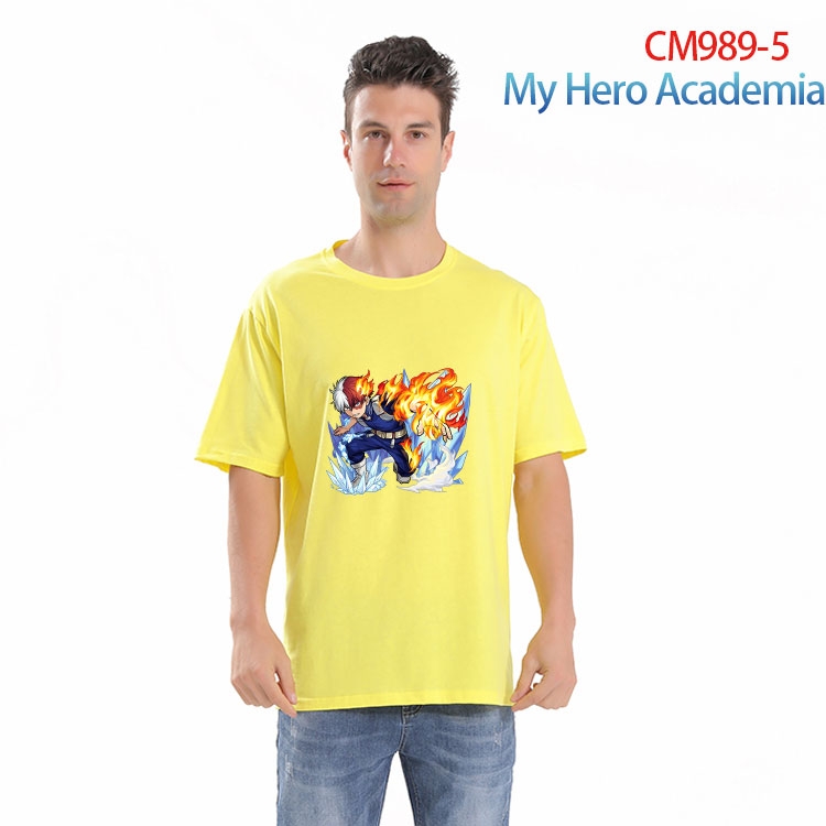 My Hero Academia Printed short-sleeved cotton T-shirt from S to 4XL CM 989 5