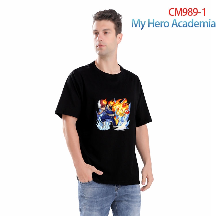 My Hero Academia Printed short-sleeved cotton T-shirt from S to 4XL CM 989 1