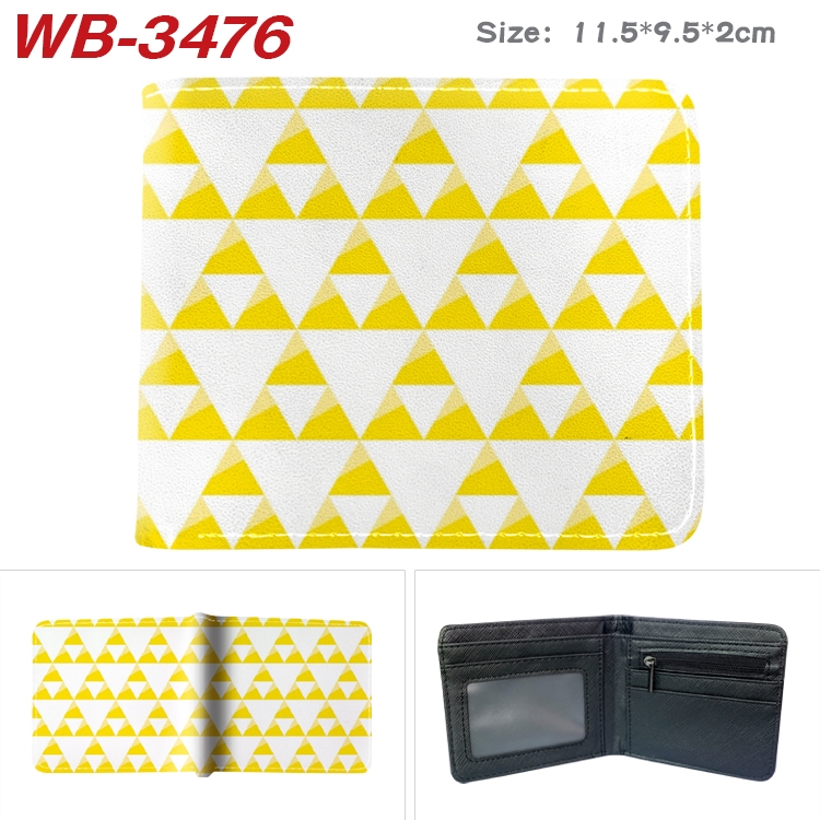 The Legend of Zelda Anime color book two-fold leather wallet 11.5X9.5X2CM  WB-3476A