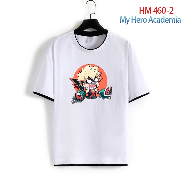 My Hero Academia Cotton round neck short sleeve T-shirt from S to 4XL  HM 460 2