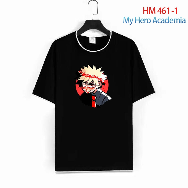 My Hero Academia Cotton round neck short sleeve T-shirt from S to 4XL  HM 461 1