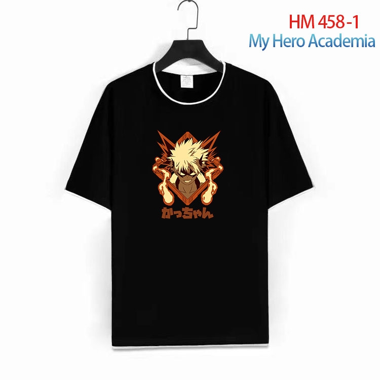My Hero Academia Cotton round neck short sleeve T-shirt from S to 4XL HM 458 1