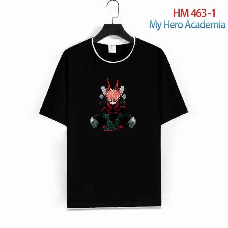 My Hero Academia Cotton round neck short sleeve T-shirt from S to 4XL  HM 463 1