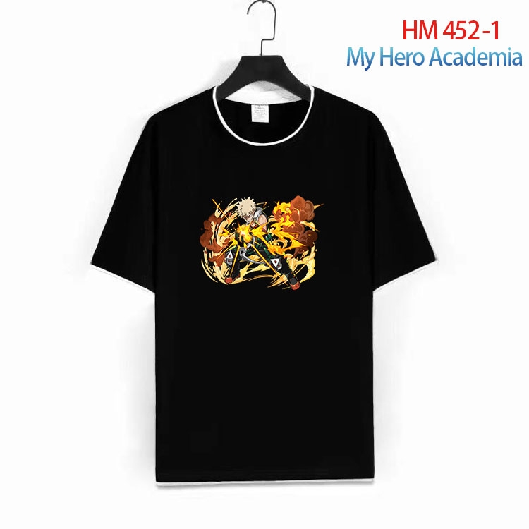 My Hero Academia Cotton round neck short sleeve T-shirt from S to 4XL  HM 452 1