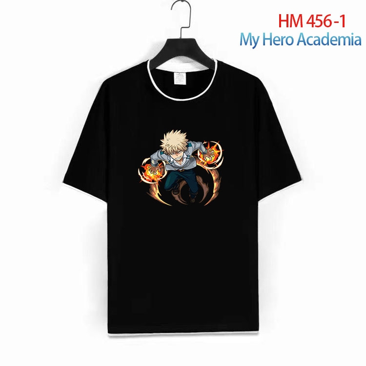 My Hero Academia Cotton round neck short sleeve T-shirt from S to 4XL   HM 456 1