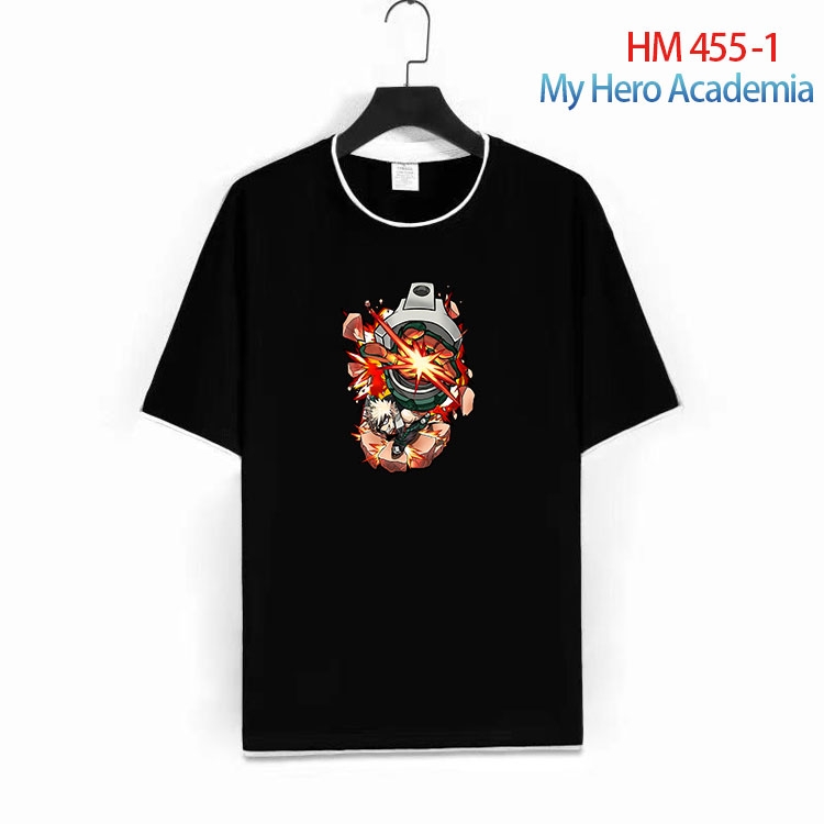 My Hero Academia Cotton round neck short sleeve T-shirt from S to 4XL  HM 455 1
