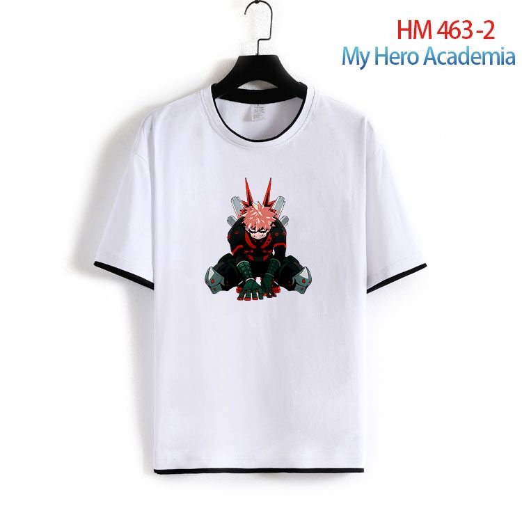 My Hero Academia Cotton round neck short sleeve T-shirt from S to 4XL  HM 463 2