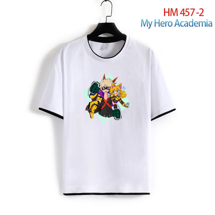 My Hero Academia Cotton round neck short sleeve T-shirt from S to 4XL  CM 457 2