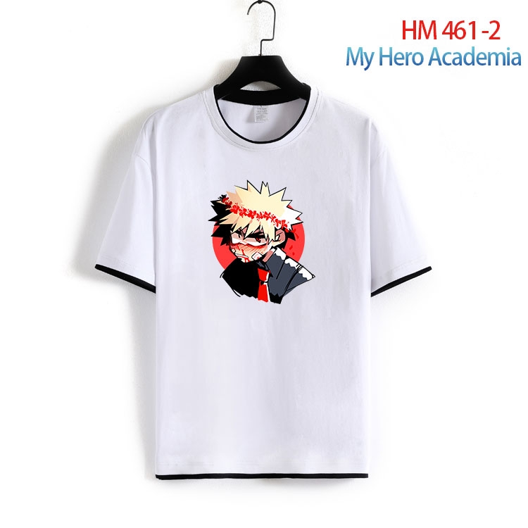 My Hero Academia Cotton round neck short sleeve T-shirt from S to 4XL   HM 461 2