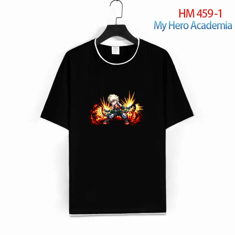 My Hero Academia Cotton round neck short sleeve T-shirt from S to 4XL  HM 459 1
