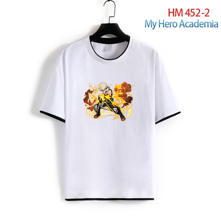 My Hero Academia Cotton round neck short sleeve T-shirt from S to 4XL  HM 452 2