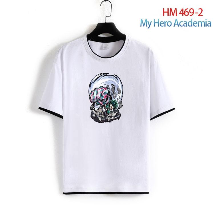 My Hero Academia Cotton round neck short sleeve T-shirt from S to 4XL  HM 469 2