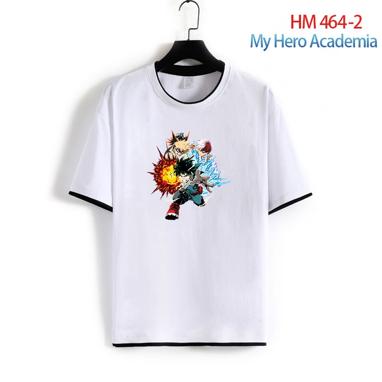 My Hero Academia Cotton round neck short sleeve T-shirt from S to 4XL   HM 464 2