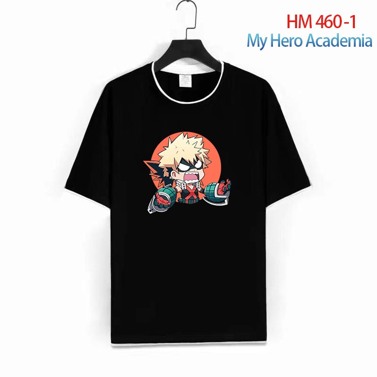 My Hero Academia Cotton round neck short sleeve T-shirt from S to 4XL  HM 460 1