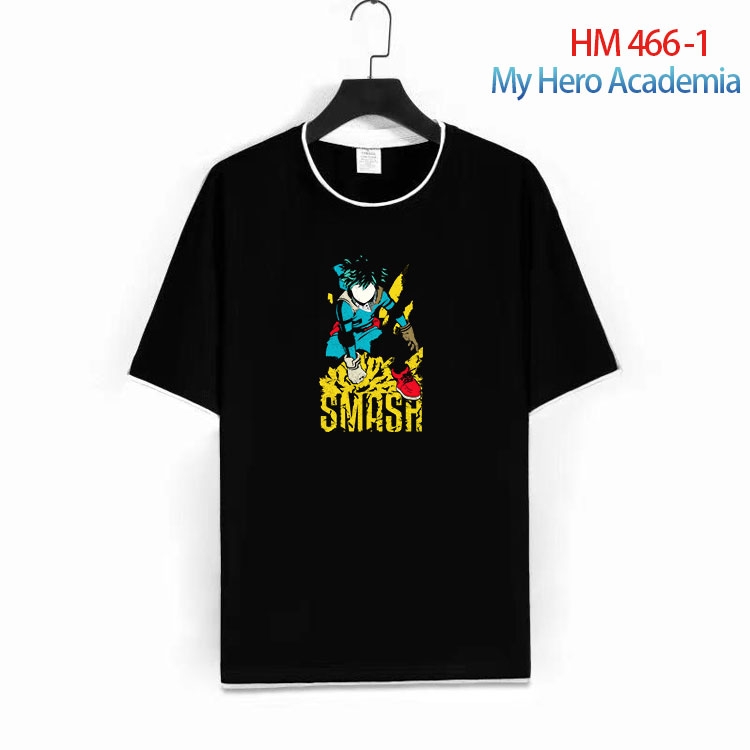 My Hero Academia Cotton round neck short sleeve T-shirt from S to 4XL  HM 466 1