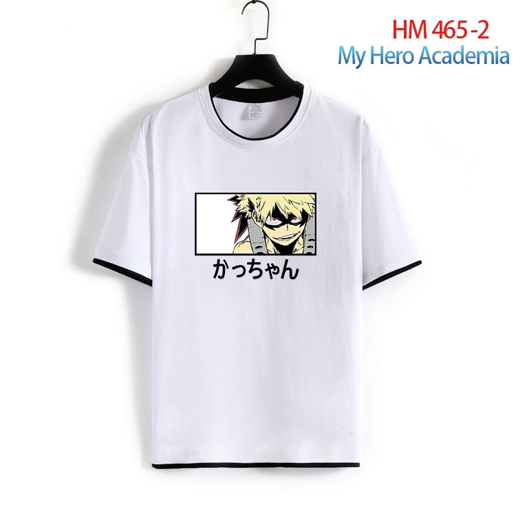 My Hero Academia Cotton round neck short sleeve T-shirt from S to 4XL  HM 465 2