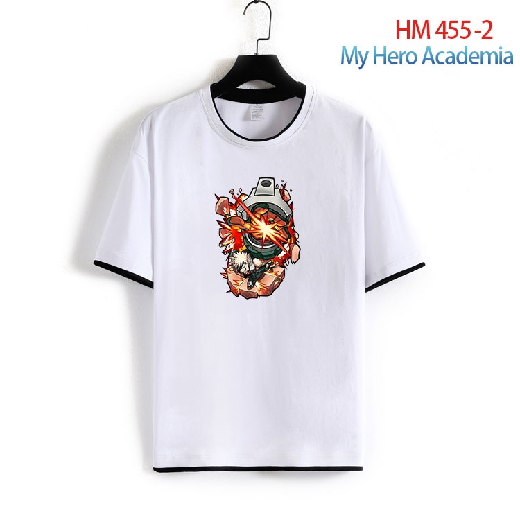 My Hero Academia Cotton round neck short sleeve T-shirt from S to 4XL  HM 455 2