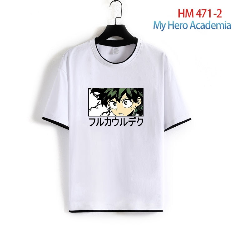 My Hero Academia Cotton round neck short sleeve T-shirt from S to 4XL  HM 471 2