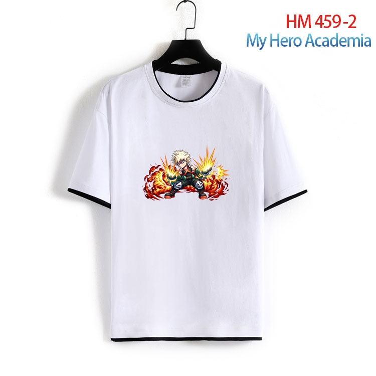 My Hero Academia Cotton round neck short sleeve T-shirt from S to 4XL  HM 459 2