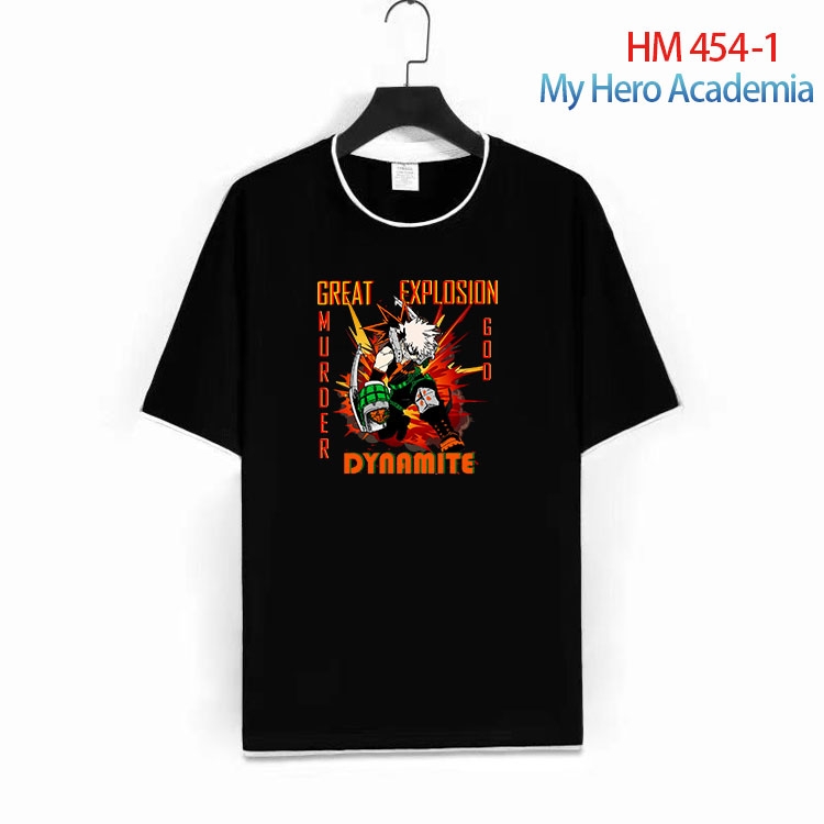 My Hero Academia Cotton round neck short sleeve T-shirt from S to 4XL  HM 454 1
