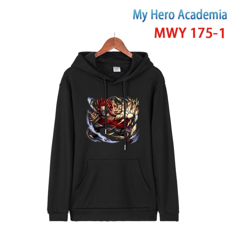 My Hero Academia  Long sleeve hooded patch pocket cotton sweatshirt from S to 4XL  MWY 175 1