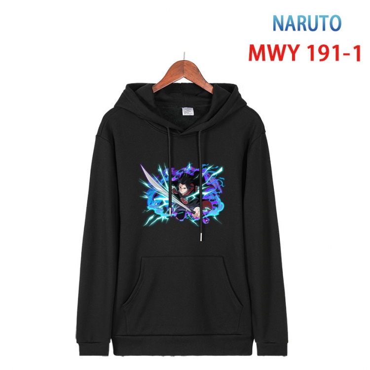 Naruto  Long sleeve hooded patch pocket cotton sweatshirt from S to 4XL MWY 191 1