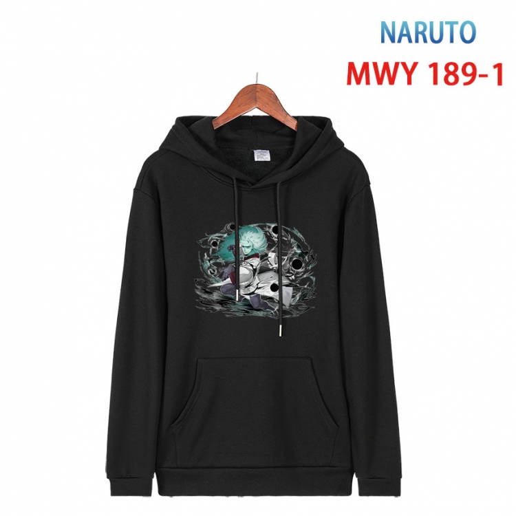 Naruto  Long sleeve hooded patch pocket cotton sweatshirt from S to 4XL   MWY 189 1