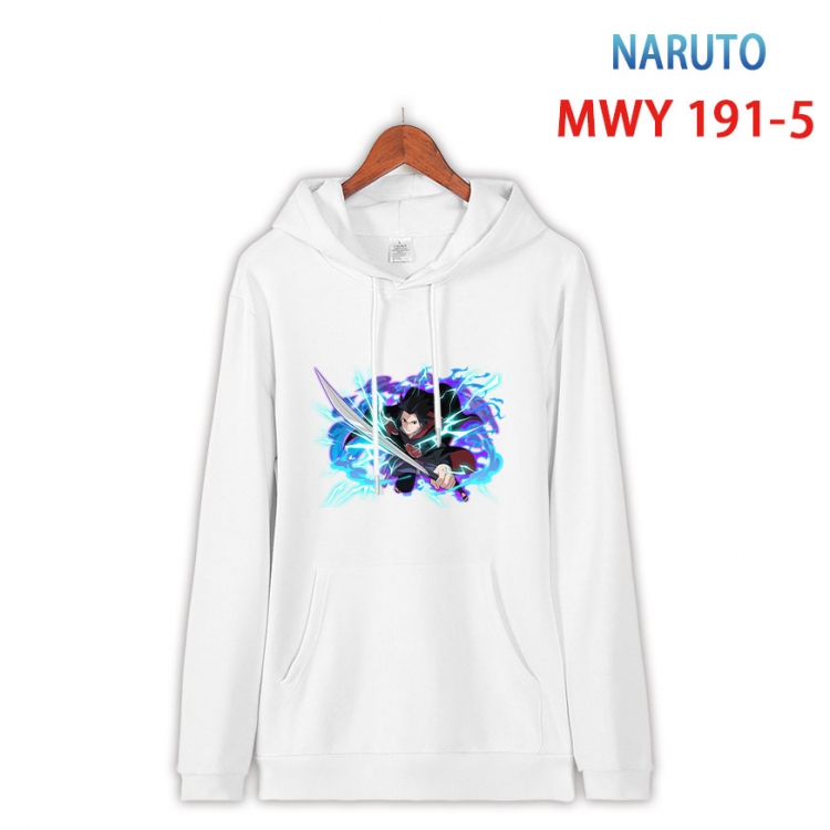 Naruto  Long sleeve hooded patch pocket cotton sweatshirt from S to 4XL MWY 191 5