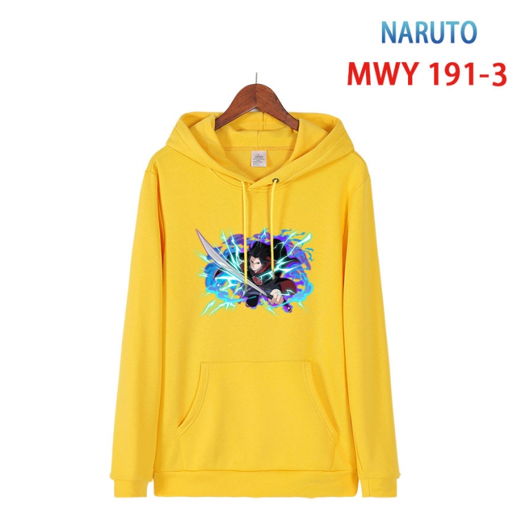 Naruto  Long sleeve hooded patch pocket cotton sweatshirt from S to 4XL  MWY 191 3