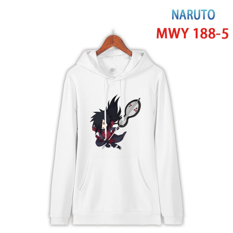 Naruto  Long sleeve hooded patch pocket cotton sweatshirt from S to 4XL  MWY 188 5