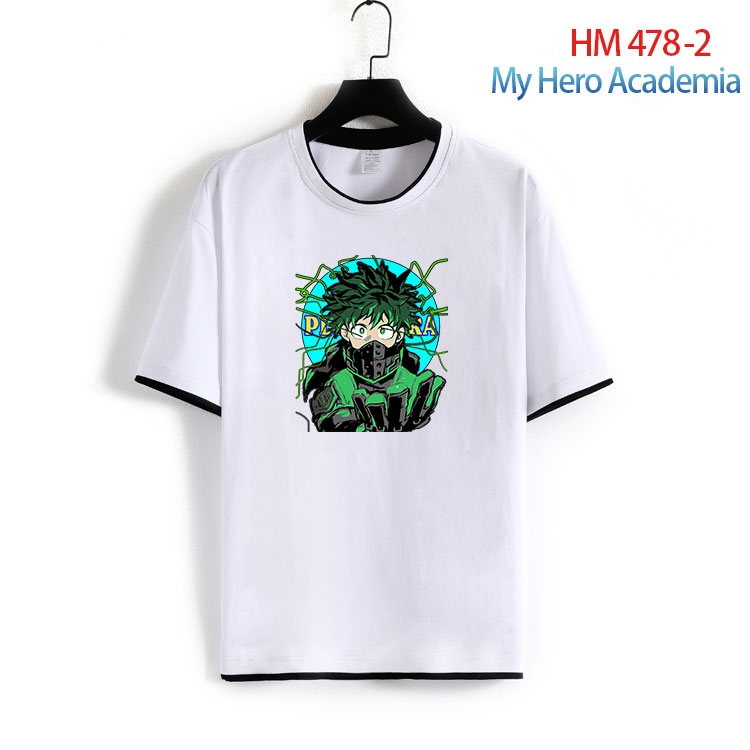 My Hero Academia Cotton round neck short sleeve T-shirt from S to 4XL  HM 478 2