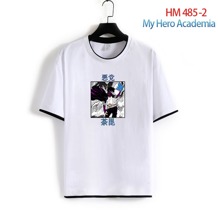 My Hero Academia Cotton round neck short sleeve T-shirt from S to 4XL HM 485 2