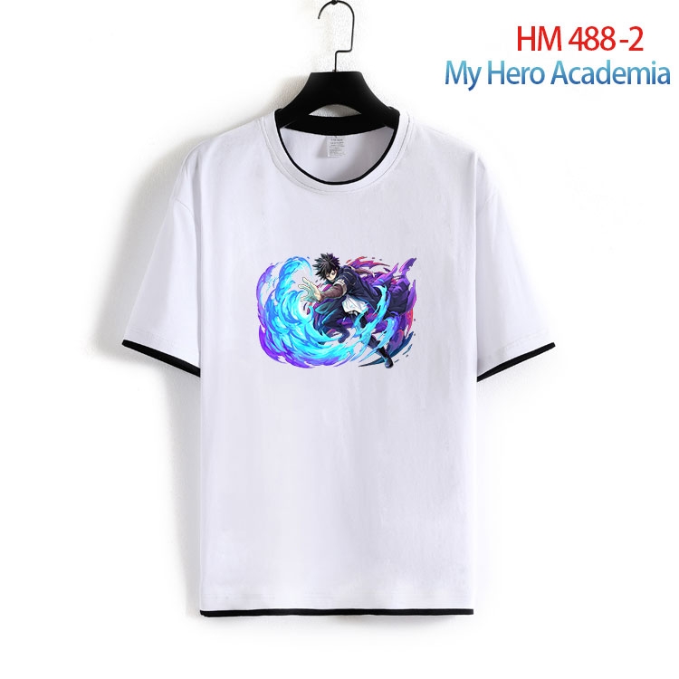 My Hero Academia Cotton round neck short sleeve T-shirt from S to 4XL HM 488 2