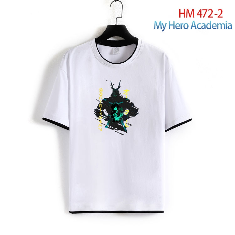 My Hero Academia Cotton round neck short sleeve T-shirt from S to 4XL  HM 472 2