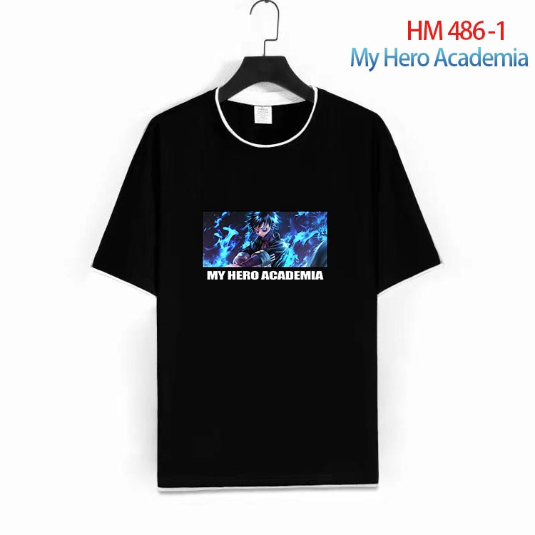 My Hero Academia Cotton round neck short sleeve T-shirt from S to 4XL HM 486 1