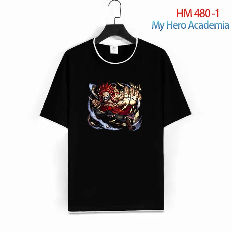 My Hero Academia Cotton round neck short sleeve T-shirt from S to 4XL HM 480 1