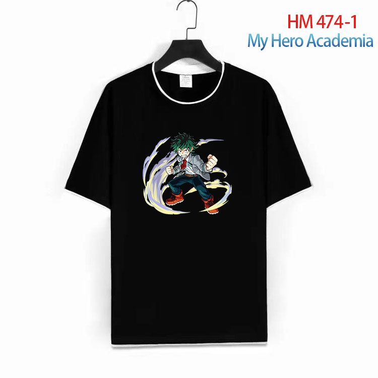My Hero Academia Cotton round neck short sleeve T-shirt from S to 4XL  HM 474 1