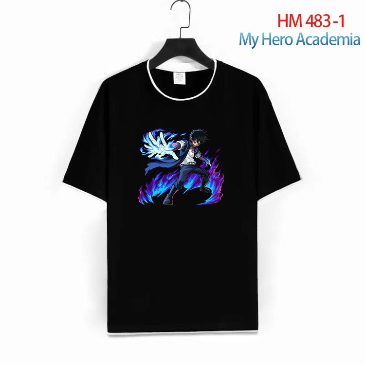 My Hero Academia Cotton round neck short sleeve T-shirt from S to 4XL HM 483 1