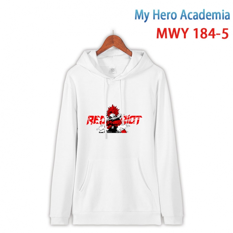 My Hero Academia Long sleeve hooded patch pocket cotton sweatshirt from S to 4XL MWY 184 5