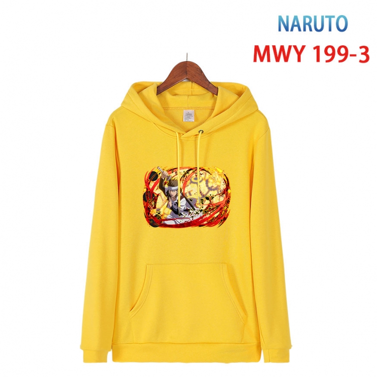 Naruto Long sleeve hooded patch pocket cotton sweatshirt from S to 4XL  MWY 199 3