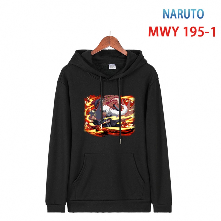 Naruto Long sleeve hooded patch pocket cotton sweatshirt from S to 4XL  MWY 195 1