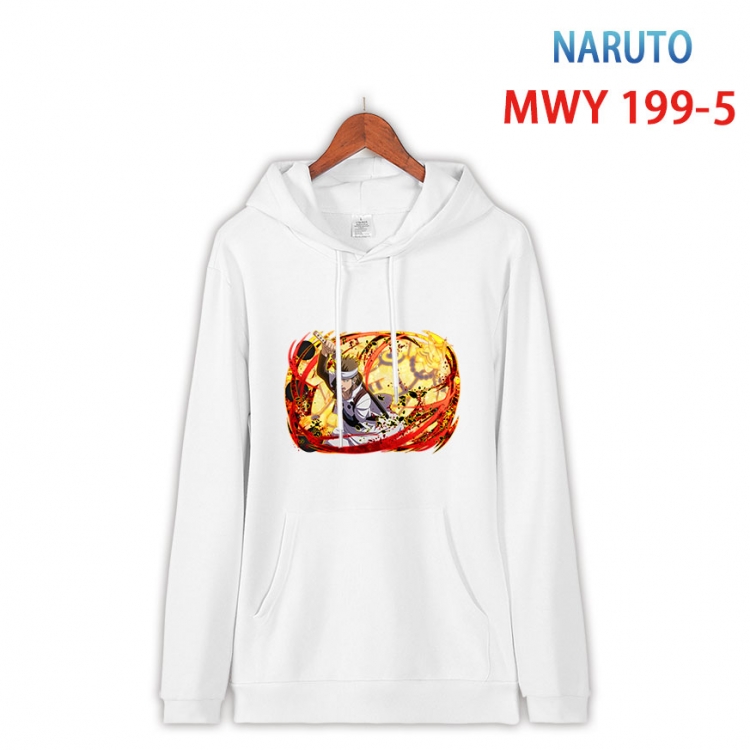 Naruto Long sleeve hooded patch pocket cotton sweatshirt from S to 4XL  MWY 199 5