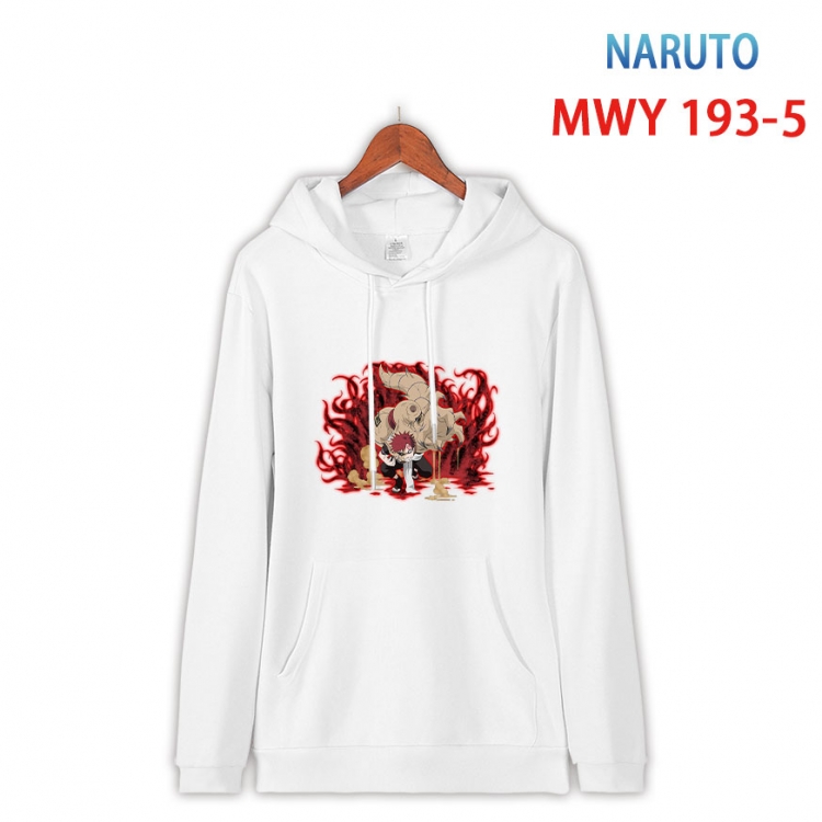 Naruto Long sleeve hooded patch pocket cotton sweatshirt from S to 4XL MWY 193 5