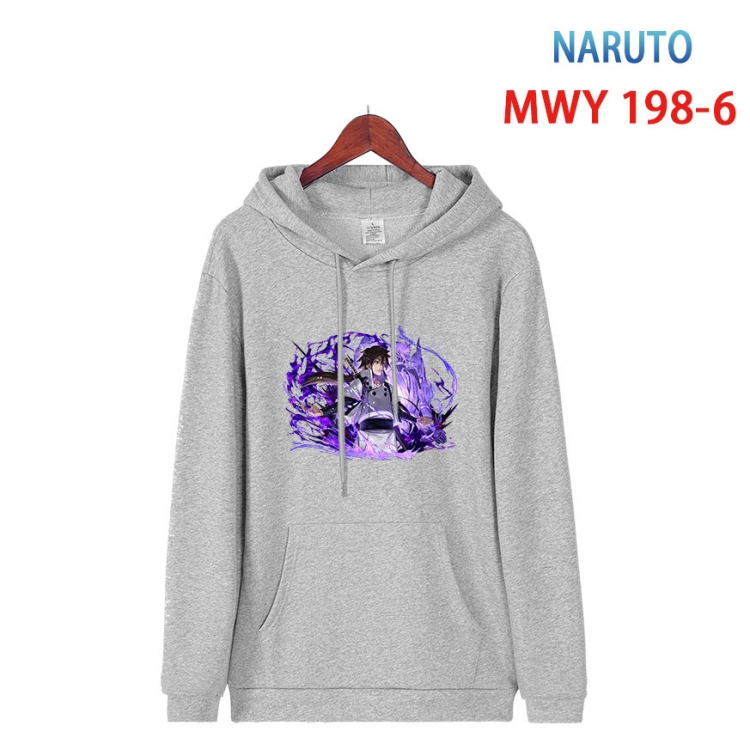 Naruto Long sleeve hooded patch pocket cotton sweatshirt from S to 4XL  MWY 198 6